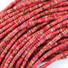 2x4mm Sea Sediment Jasper Heishi Disc Beads 15.5