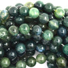 Natural Green Moss Agate Round Beads Gemstone 15
