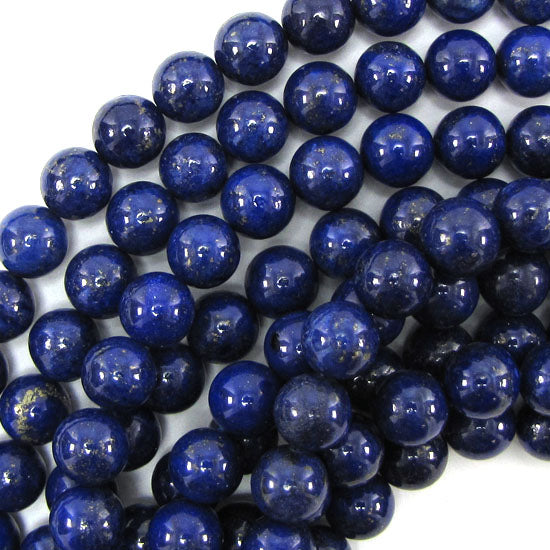 Blue Lapis Lazuli Round Beads 15" Strand 2mm 3mm 4mm 6mm 8mm 10mm 12mm 14mm