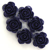 15mm synthetic coral carved rose flower beads 15