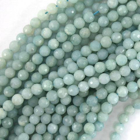Natural Russian Green Amazonite Pebble Nugget Beads 15.5" Strand 4-6mm 6-8mm
