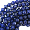 Blue Lapis Lazuli Round Beads 15