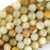 Natural Afghanistan Jade Round Beads Gemstone 15