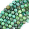 Mystic Titanium Green Chrysoprase Round Beads 15.5