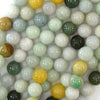 Natural Burma Jadeite Jade Round Beads Gemstone 15.5