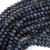 AA grade Natural Blue Dumortierite Round Beads 15.5