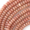 10mm pink opal rondelle beads 16