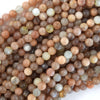 Natural Multicolor Sunstone Round Beads 15.5