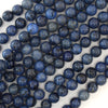 AA grade Natural Blue Dumortierite Round Beads 15.5