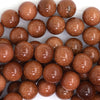 Goldstone Round Beads 14.5