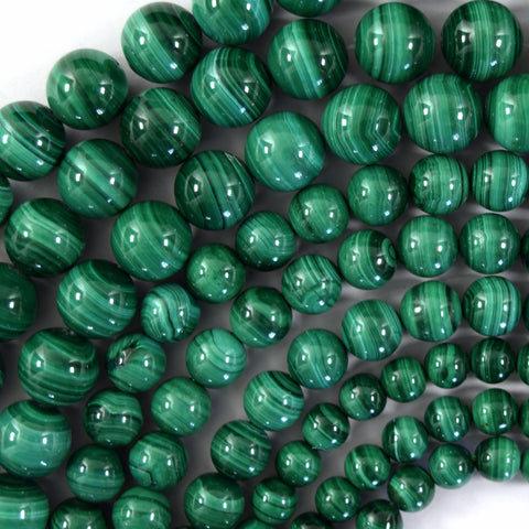 4x13mm natural green malachite tube cylinder beads 15.5" strand
