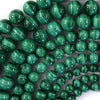 AA Natural Green Malachite Round Beads Gemstone 15.5