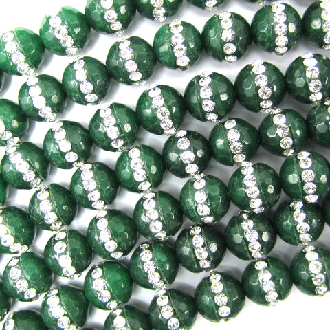 Natural Green African Jade Round Beads Gemstone 15.5" S4 4mm 6mm 8mm 10mm 12mm