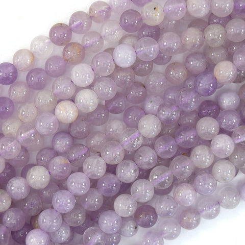Natural Light Purple Amethyst Pebble Nugget Beads 15.5" 6mm - 8mm, 8mm - 10mm