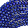 AA Natural Blue Lapis Lazuli Round Beads Gemstone 15