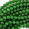 Canada Green Jade Round Beads Gemstone 15