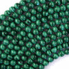 AA Natural Green Malachite Round Beads Gemstone 15.5
