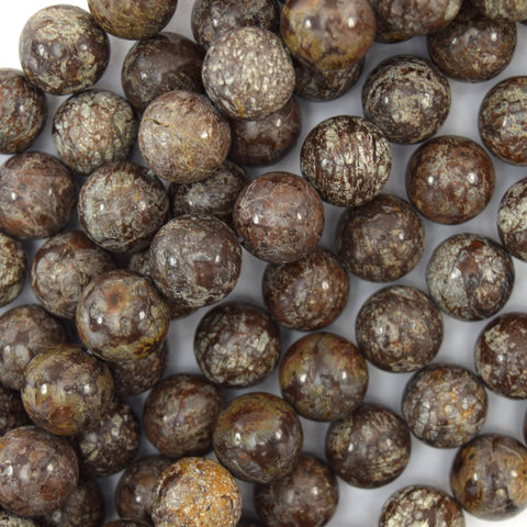 18mm natural ocean jasper coin beads 15.5" strand