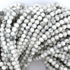Natural Matte White Howlite Round Beads Gemstone 15