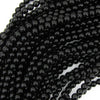 AA Black Onyx Round Beads 15