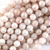 Mystic Titanium Faceted Pink Rose Quartz Round Beads 15
