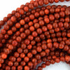 Red Sponge Coral Round Beads Gemstone 15.5