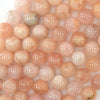 Natural Light Pink Morganite Round Beads 15.5