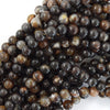Brown Coffee Fire Agate Round beads Gemstone 15