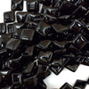 12mm black onyx diamond beads 15