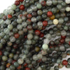 Natural African Blood Agate Round Beads 15