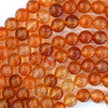 Natural Carnelian Round Beads Gemstone 15