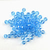12 4mm Swarovski crystal round 5000 Aquamarine