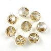 6 8mm Swarovski crystal round 5000 Crystal GSHA