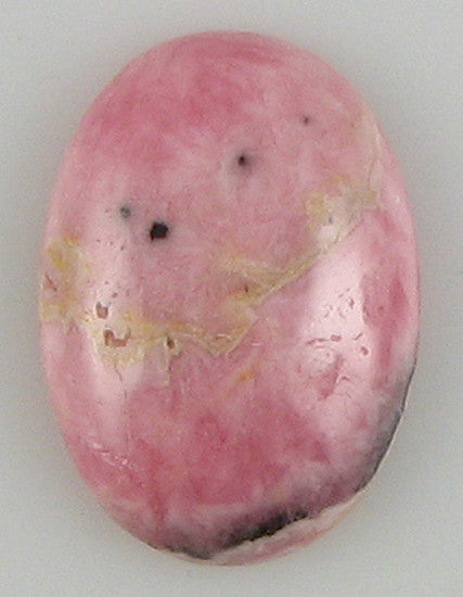 25mm pink rhodochrosite oval cabochon cab