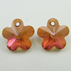2 14mm Swarovski crystal flower beads 6744 crystal cop