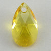 16mm Swarovski crystal teardrop pendant 6106 L topaz
