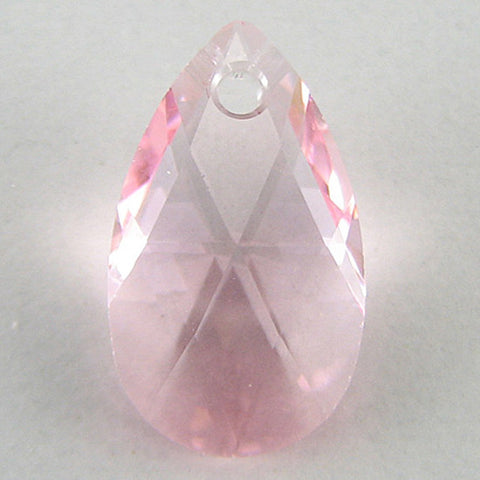 2 11mm Swarovski crystal briolette pendant 6010sandopal