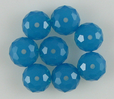 4 12mm Swarovski crystal flower beads 6744 crystal cop