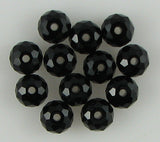 12 6mm Swarovski crystal rondelle 5040 Jet beads