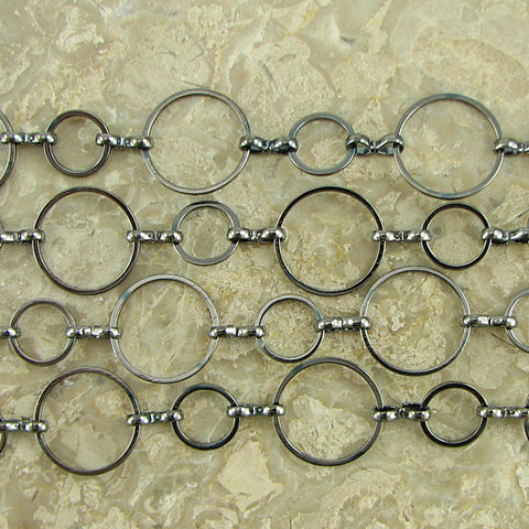 36 10mm silver plated pewter freeform nugget beads findings