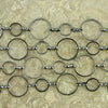 14mm copper brass ring chain one foot findings