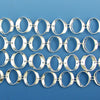 16mm silver plated copper oval chain one foot findings
