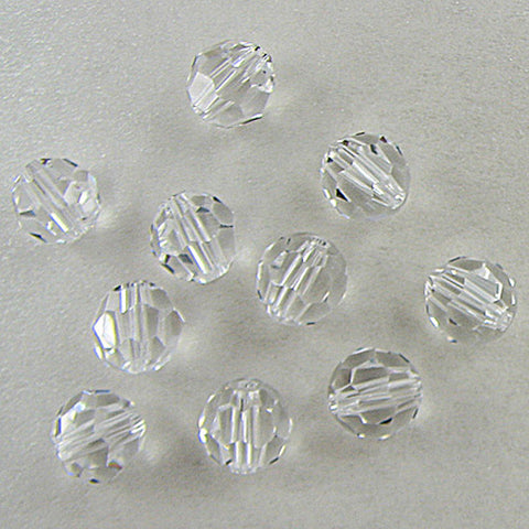 6 10mm Swarovski crystal round 5000 Jonquil