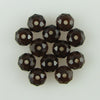 12 6mm Swarovski crystal rondelle 5040 Mocca beads
